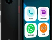 SPC Zeus 2 64 GB z etui i stacją ładującą – smartfon dla seniorów, czarny – zdjęcie 5