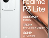 realme P3 Lite 8/256 GB – smartfon 6,67 cala 120 Hz, bateria 6000 mAh, biały – zdjęcie 1