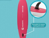 AQUASTIC Perth 9'10 – pompowana deska SUP allround, różowa – zdjęcie 3