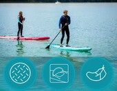 AQUASTIC Perth 9'10 – pompowana deska SUP allround, różowa – zdjęcie 4