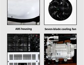 CCZRD klimatyzator dachowy 24 V 1800 W – do koparek, ciągników i ciężarówek – zdjęcie 3