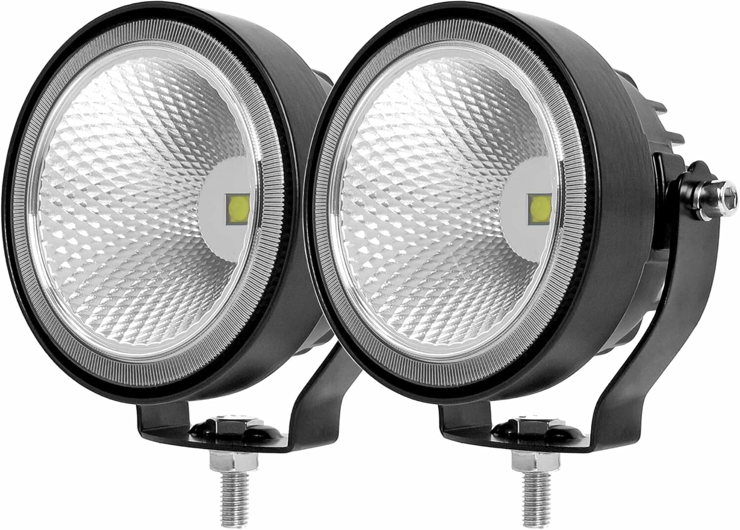 Fxlpower ZS-1530 – 2 okrągłe reflektory robocze LED 12–48 V IP66 do koparek i ciągników