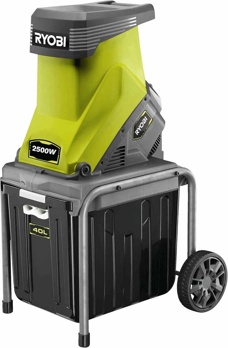 Ryobi RSH2545B – elektryczny rozdrabniacz do gałęzi 2500 W, gałęzie do 45 mm