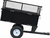 vidaXL 92449 – przyczepka do kosiarki i traktorka z wywrotem, 150 kg – zdjęcie 5