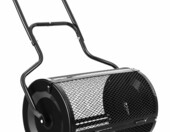 COSTWAY SF6345DE – rozsiewacz kompostu i nawozów 75 l, metalowy, czarny – zdjęcie 1