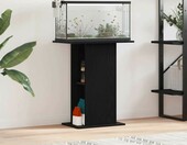 vidaXL Szafka pod akwarium 60,5x36x72,5 cm – stojak z półkami, czarny dąb – zdjęcie 2