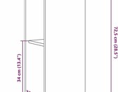 vidaXL Szafka pod akwarium 60,5x36x72,5 cm – stojak z półkami, czarny dąb – zdjęcie 3