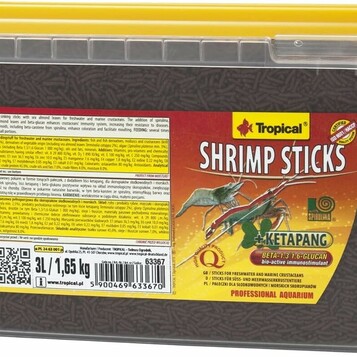 Tropical Shrimp Sticks 3 l – pokarm w tonących pałeczkach dla krewetek