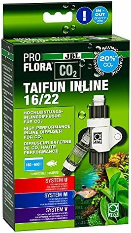 JBL ProFlora CO2 Taifun Inline 16/22 – dyfuzor CO2 do akwarium 160–600 l