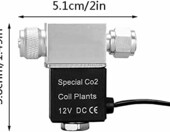 DONGKER zawór elektromagnetyczny CO2 do akwarium 12 V DC – do węża 4/6 mm – zdjęcie 4