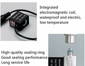 DONGKER zawór elektromagnetyczny CO2 do akwarium 12 V DC – do węża 4/6 mm – zdjęcie 5