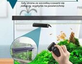 hygger magnetyczna szczotka do akwarium L – czyścik do szyb z ostrzem – zdjęcie 2