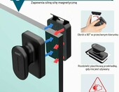 hygger magnetyczna szczotka do akwarium L – czyścik do szyb z ostrzem – zdjęcie 3