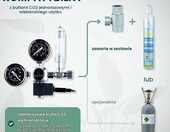 Q-Grow Aquarium CO2 Anlage Plus – kompletny zestaw CO2 do akwarium z butlą 425 g – zdjęcie 3