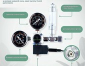 Q-Grow Aquarium CO2 Anlage Plus – kompletny zestaw CO2 do akwarium z butlą 425 g – zdjęcie 4