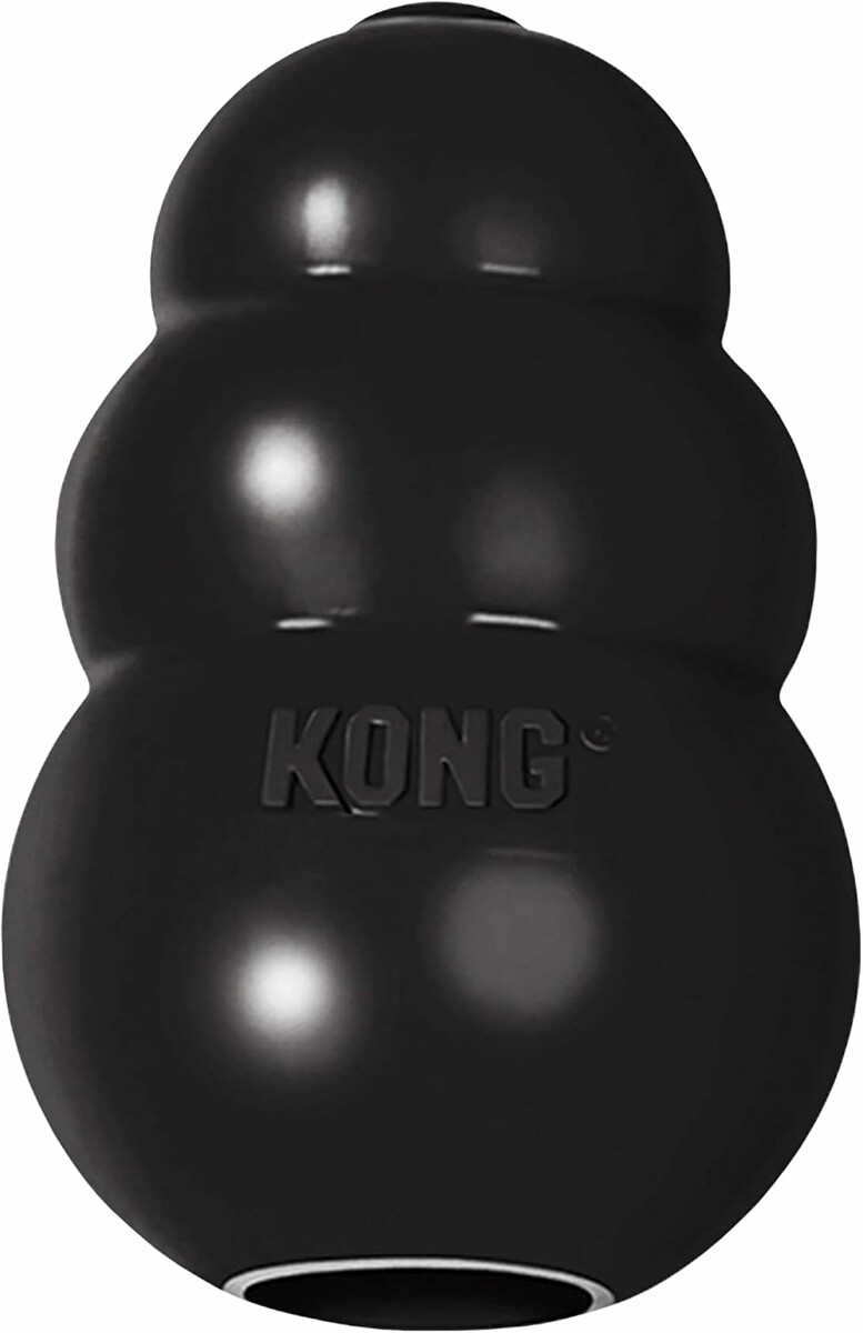 KONG Extreme XL – wytrzymała zabawka dla dużych psów, czarna guma