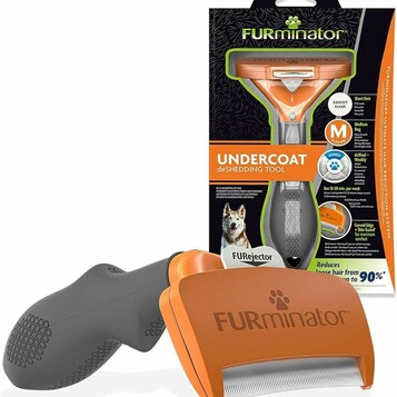 FURminator deShedding M – szczotka do wyczesywania podszerstka psów krótkowłosych
