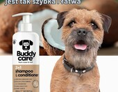 Buddycare szampon i odżywka 2 w 1 dla psów 500 ml – z aloesem i prowitaminą B5 – zdjęcie 3