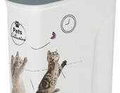 Curver PetLife – pojemnik na karmę dla kota, 2 kg, z przesuwaną pokrywą – zdjęcie 1
