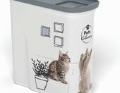 Curver PetLife – pojemnik na karmę dla kota, 2 kg, z przesuwaną pokrywą – zdjęcie 2
