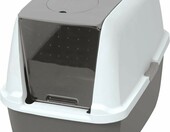 Catit 50702 – zakryta kuweta dla kota z filtrem węglowym i klapką, szara – zdjęcie 1