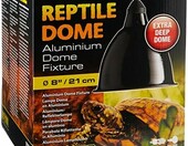 Exo Terra Reptile Dome PT2349 – aluminiowa oprawa lampy do terrarium, E27, 160 W – zdjęcie 2