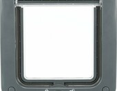 TRIXIE 44232 – drzwiczki dla kota z tunelem, 4 tryby, 20 × 22 cm, ciemnoszare – zdjęcie 3