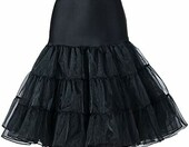 Boolavard halka podsukienkowa w stylu lat 50. – czarna, rockabilly – zdjęcie 1