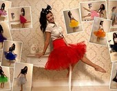 Boolavard halka podsukienkowa w stylu lat 50. – czarna, rockabilly – zdjęcie 3