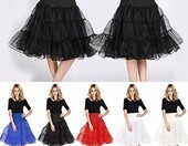 Boolavard halka podsukienkowa w stylu lat 50. – czarna, rockabilly – zdjęcie 5