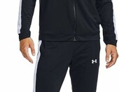 Under Armour Rival Fleece Big Logo HD – męska bluza sportowa z kapturem, biało-czarna – zdjęcie 2