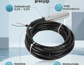 Fafeicy przetwornik poziomu cieczy 4-20 mA, zakres 0-3 m, kabel 5 m, IP68 – zdjęcie 2