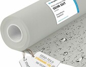 DreamRoots Oxford 600D – wodoodporna tkanina tapicerska 160 cm, odcinek 2 m, jasnoszara – zdjęcie 1