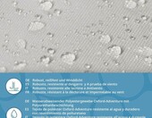 DreamRoots Oxford 600D – wodoodporna tkanina tapicerska 160 cm, odcinek 2 m, jasnoszara – zdjęcie 3
