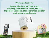 Munbyn rolki termiczne 57 x 35 mm – 50 rolek papieru do kas i terminali – zdjęcie 2