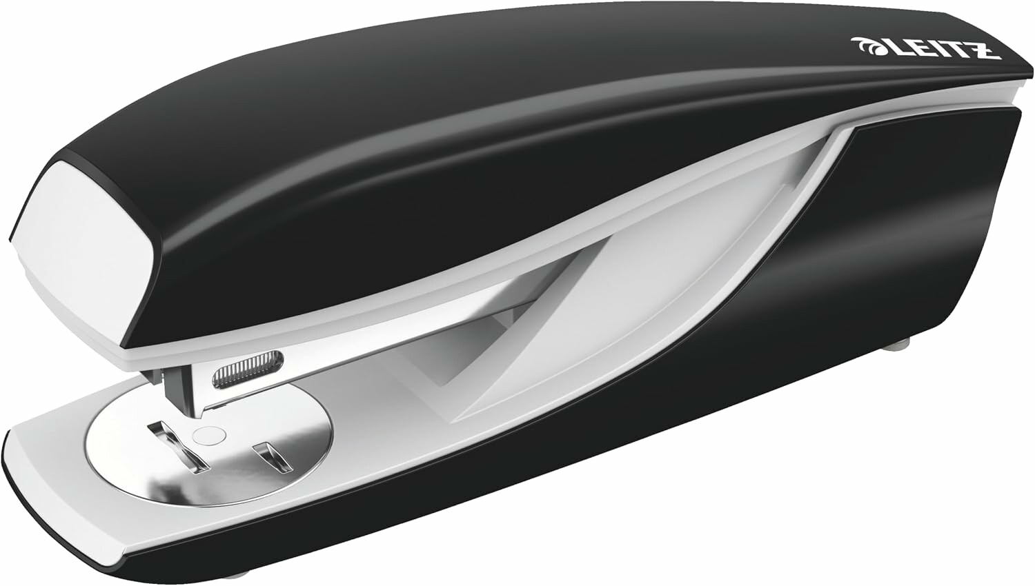 Leitz NeXXt 5502 – metalowy zszywacz biurowy do 30 kartek, czarny