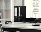 Leitz NeXXt 5502 – metalowy zszywacz biurowy do 30 kartek, czarny – zdjęcie 2