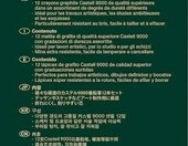 Faber-Castell Castell 9000 119065 – 12 ołówków 8B-2H w metalowym etui – zdjęcie 3