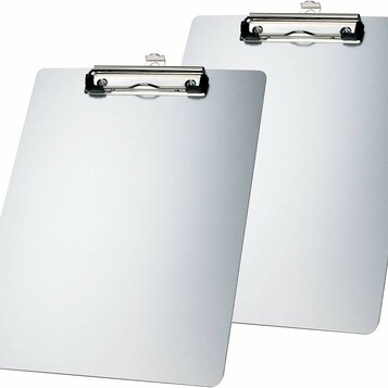 2 aluminiowe clipboardy A4 TUKA-i-AKUT TKD8025 (stan nowy)