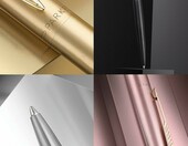 Parker Jotter XL 2122756 – długopis automatyczny, srebrny, niebieski tusz – zdjęcie 4