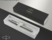 Parker IM Stainless Steel CT – pióro kulkowe ze stali nierdzewnej, srebrne – zdjęcie 2