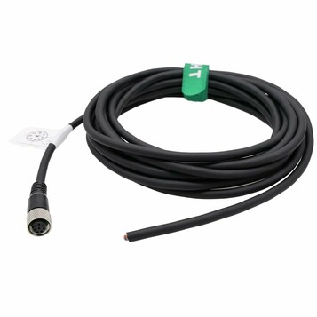 Przewód M12 A-coded 8-pin żeński HangTon, stan: nowy