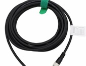 HangTon kabel M12 A-coded 8-pin żeński, ekranowany, 3 m, wolne końce – zdjęcie 2
