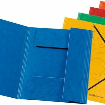 10 teczek A4 z gumką Herlitz Colorspan 10902864 – stan: nowy