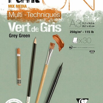 Blok rysunkowy Clairefontaine PaintON Multi (stan nowy)