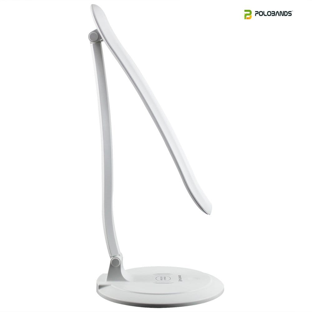 Lampka biurowa stacja ładująca Samsung iPhone LED