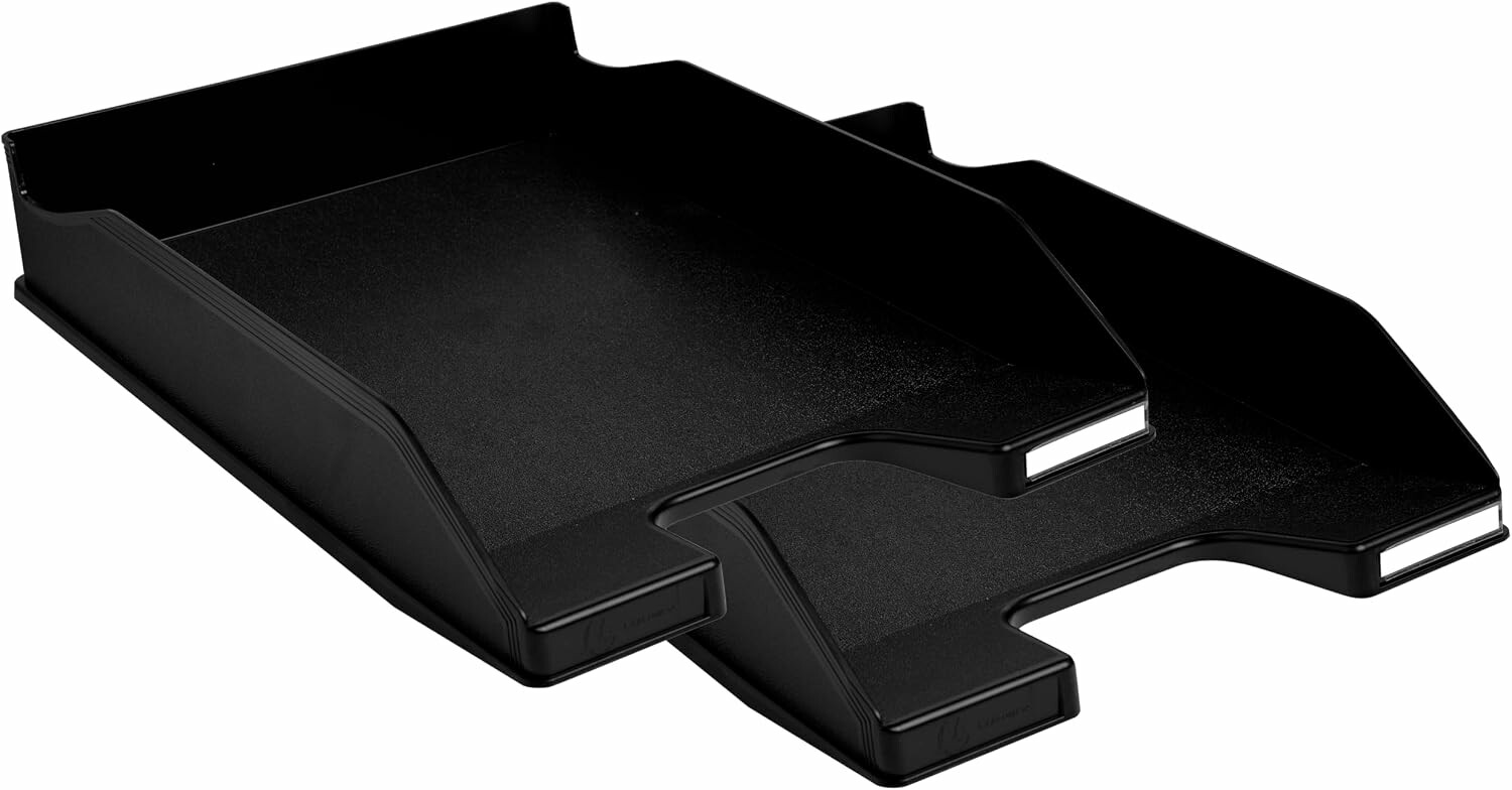 Exacompta Combo Midi ECOBLACK – 2 kuwety na dokumenty A4, czarne