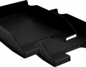 Exacompta Combo Midi ECOBLACK – 2 kuwety na dokumenty A4, czarne – zdjęcie 1