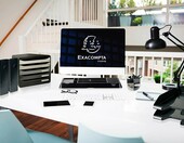 Exacompta Combo Midi ECOBLACK – 2 kuwety na dokumenty A4, czarne – zdjęcie 3