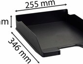 Exacompta Combo Midi ECOBLACK – 2 kuwety na dokumenty A4, czarne – zdjęcie 4